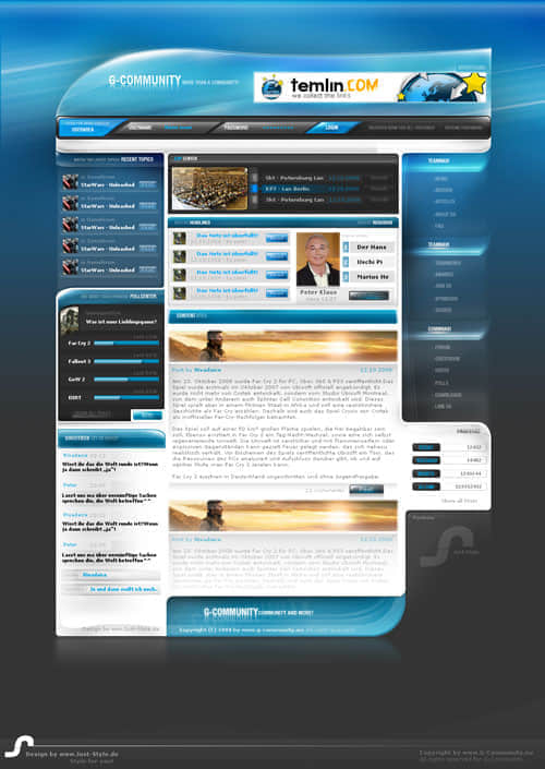 61个蓝色主色调网站设计赏析 探索网页设计的宁静与深邃之美